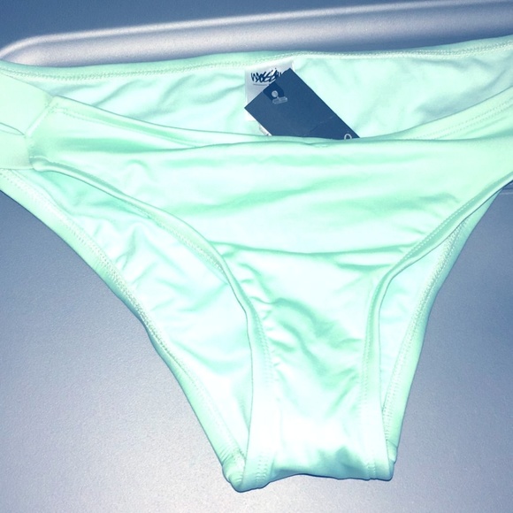 mint green bikini bottoms